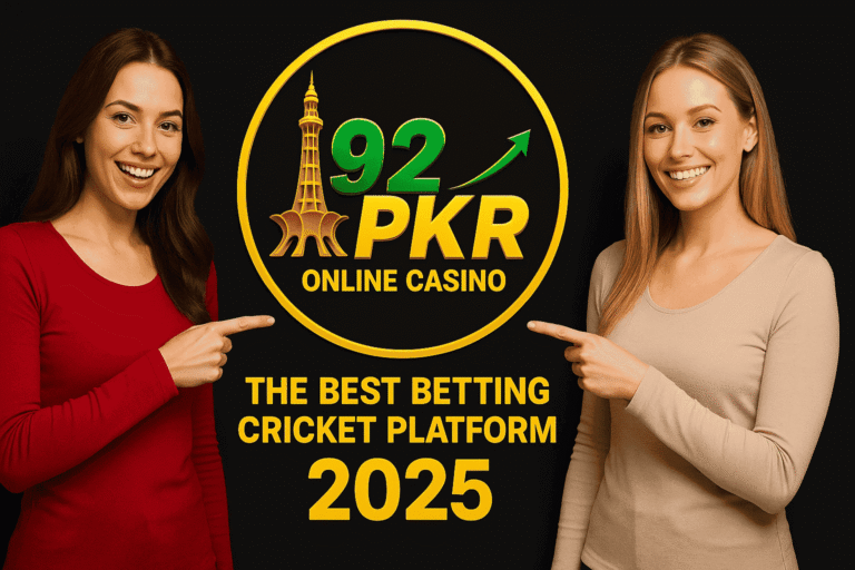 92PKR betting platform logo for cricket and slot games Pakistan