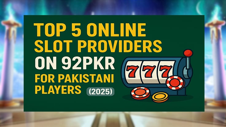 Top 5 Online Slot Providers on 92PKR for Pakistani Players 2025 Banner